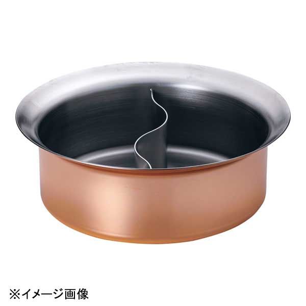 新品】TKG TKG銅メッキIHしゃぶしゃぶ鍋 27cm(中仕切付) 【公式通販】