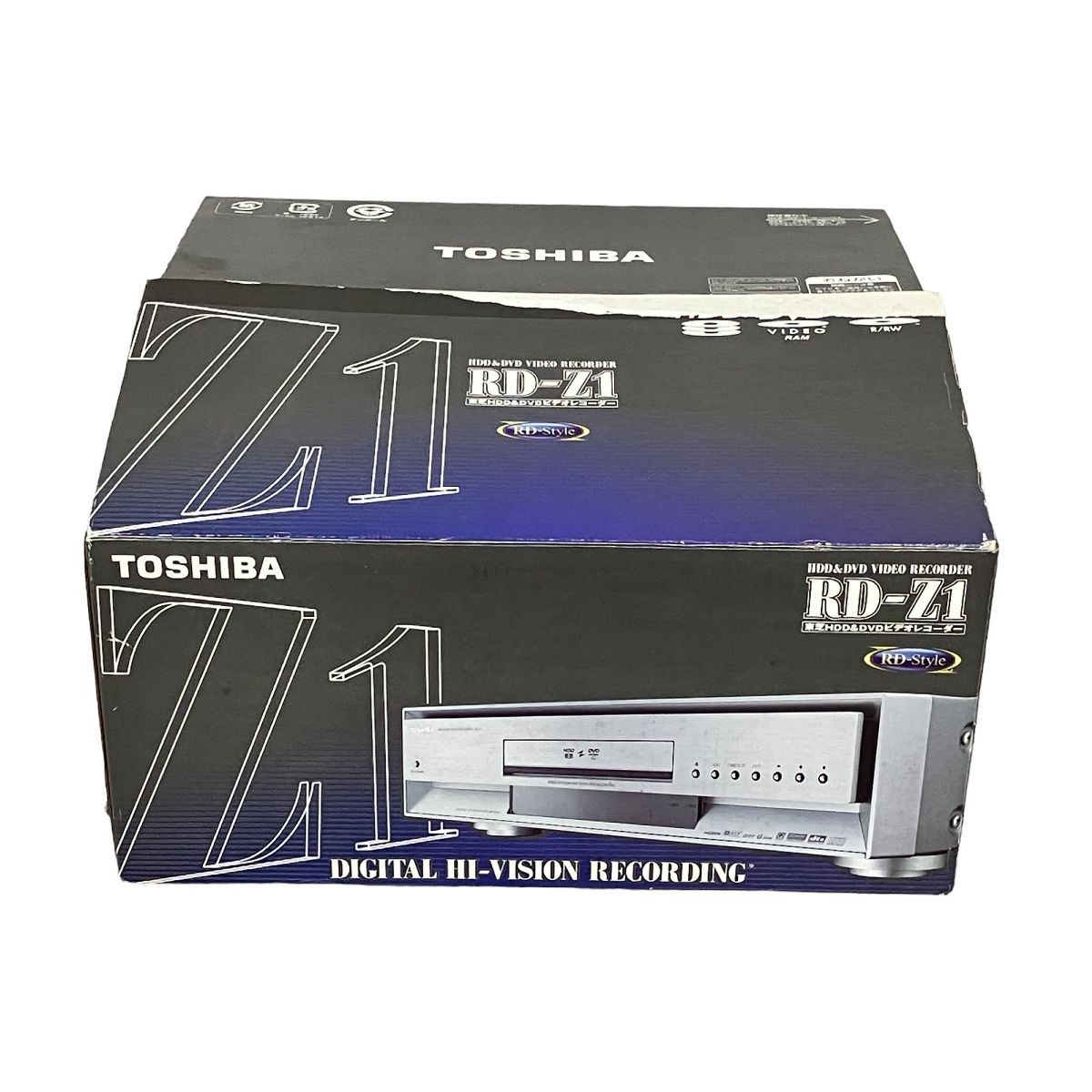 TOSHIBA トウシバ RD-Z1 HDD/DVDレコーダー 希少品! ジャンク扱い】東芝 RD-Z1 600GB HDD&DVDレコーダー