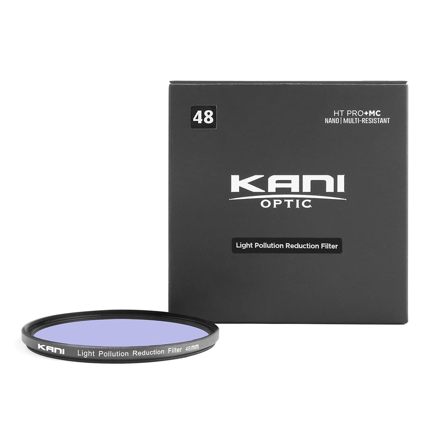 数量 KANI 48mm 光害カットフィルター LPRF 星景 夜景撮影用 望遠鏡用フィルター 色カブリ低減 ナトリウム灯対策 水銀灯対策 低反射 撥水 撥油 防汚 ナノコーティング 808783