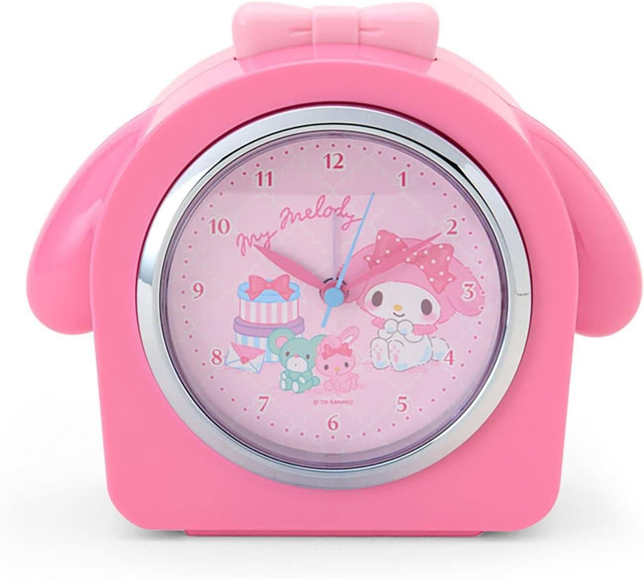 マイメロディ マイメロ 目覚まし時計 ダイカット 時計 マイメロの声で