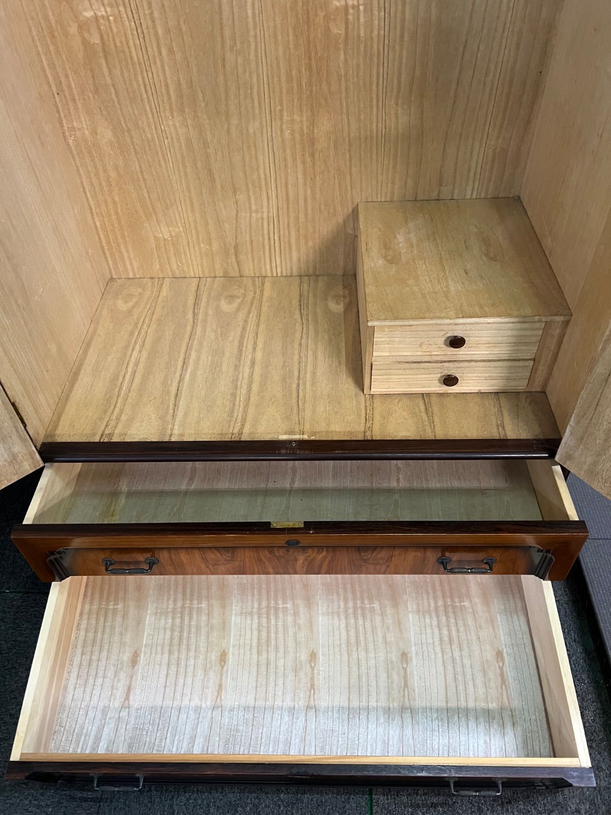 洋服ダンス 婚礼家具 和たんす 三越 タンス ヴィンテージ 家具