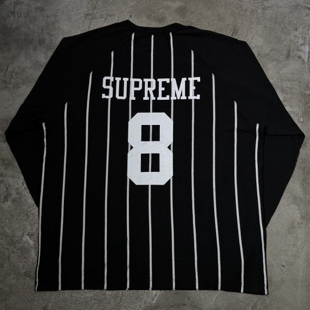 24aw Supreme Stripe Raglan S/S Top ロンt Supreme 24aw Stripe Raglan L/S Top Size-XL シュプリーム