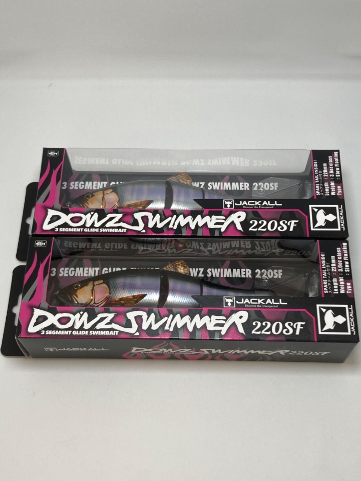 JACKALL ジャッカル DOWZ SWIMMER 220SF ホログラムスイマー ルアー 2点セット
