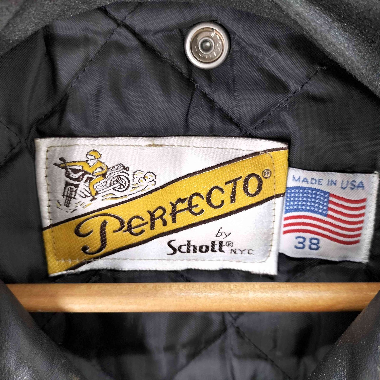 Schott 80s 90s バイカータグ 618 ライダースジャケット 古着 80年代 ショット SCHOTT PERFECTO バイカータグ後期 618