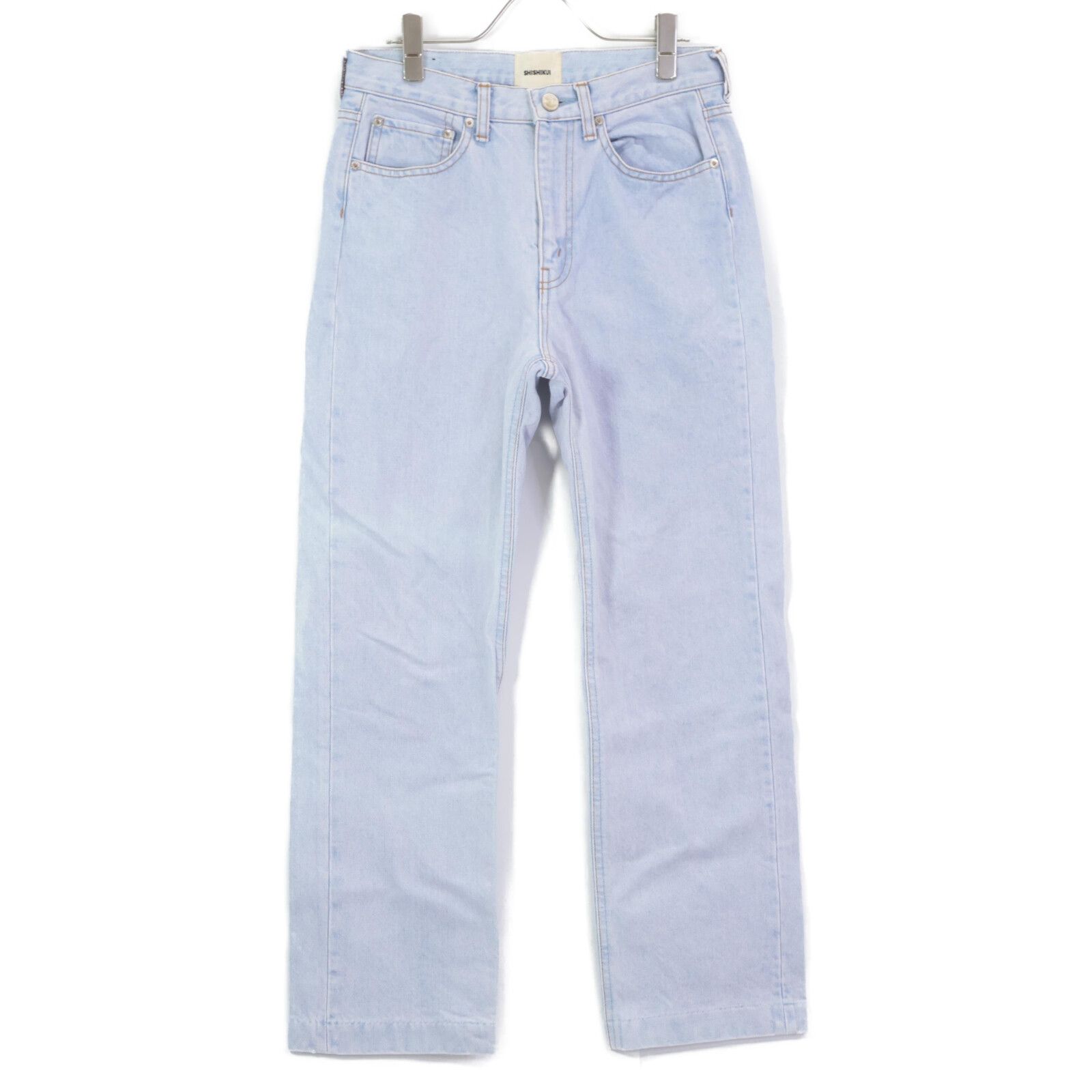 THE SHISHIKUI シシクイ 0836 ジップフライストレートデニムパンツ 26