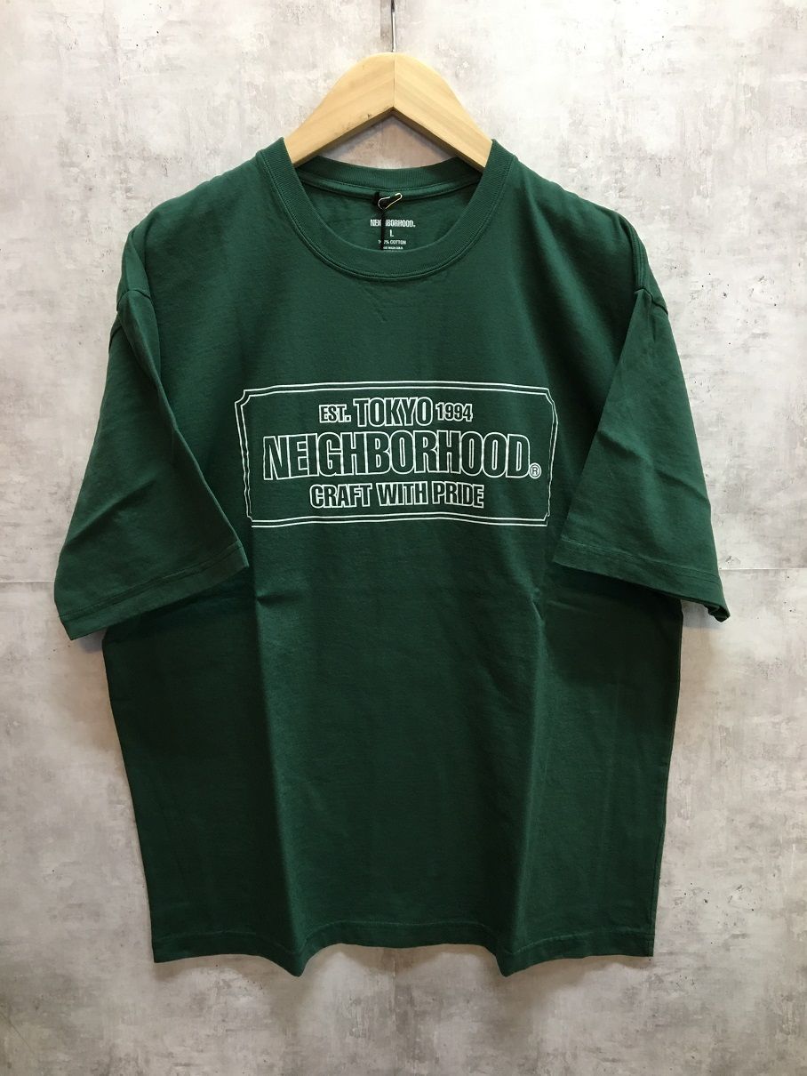 NEIGHBORHOOD NH.TEE SS-1 23AW ネイバーフッド Tシャツ グリーン