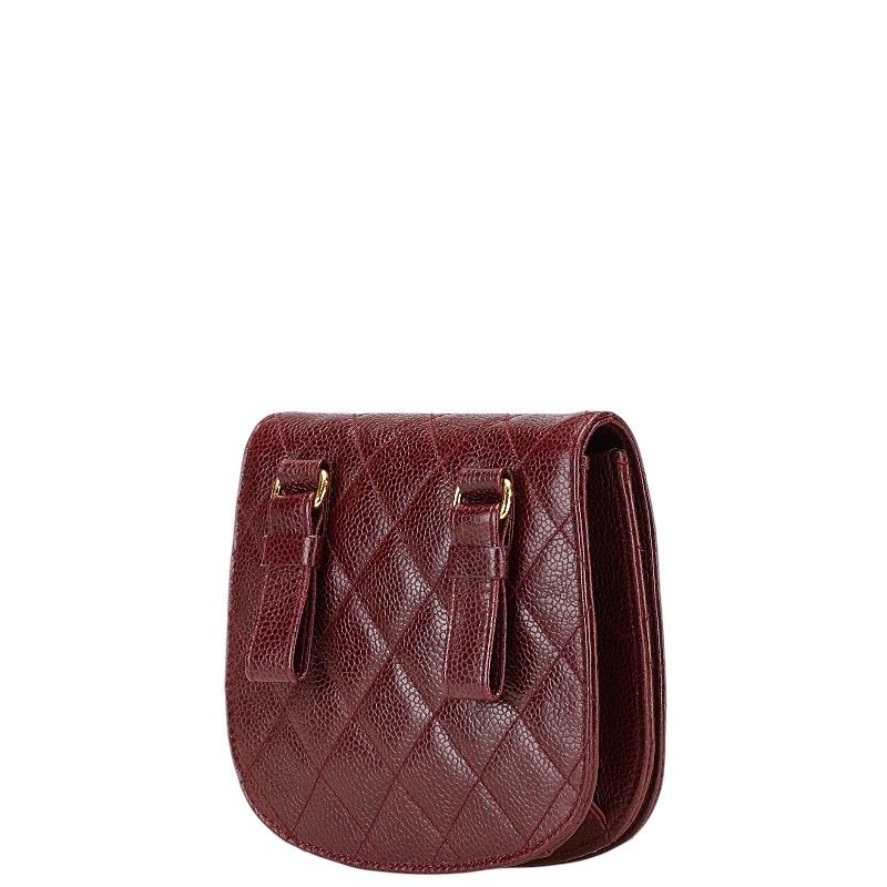 シャネル キャビアスキン ココマーク ウエスト ボディ バッグ ボルドー シャネル キャビアスキン ココマーク ウエスト ボディ バッグ ボルドー