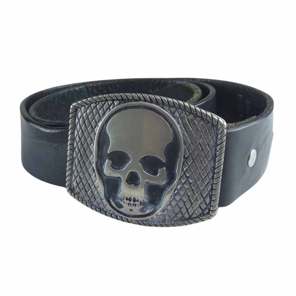 ⭐️ルシアンペラフィネ。スカルバックル。純正ベルト新品✨