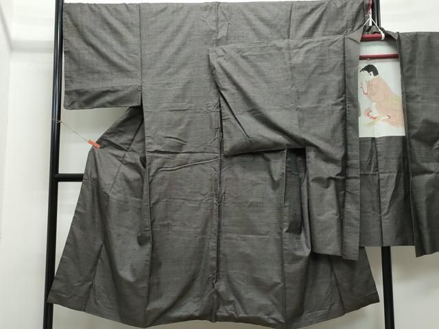 平和屋着物●男性 本場大島紬 アンサンブル 100亀甲 総詰め 正絹 CAAS8496vf