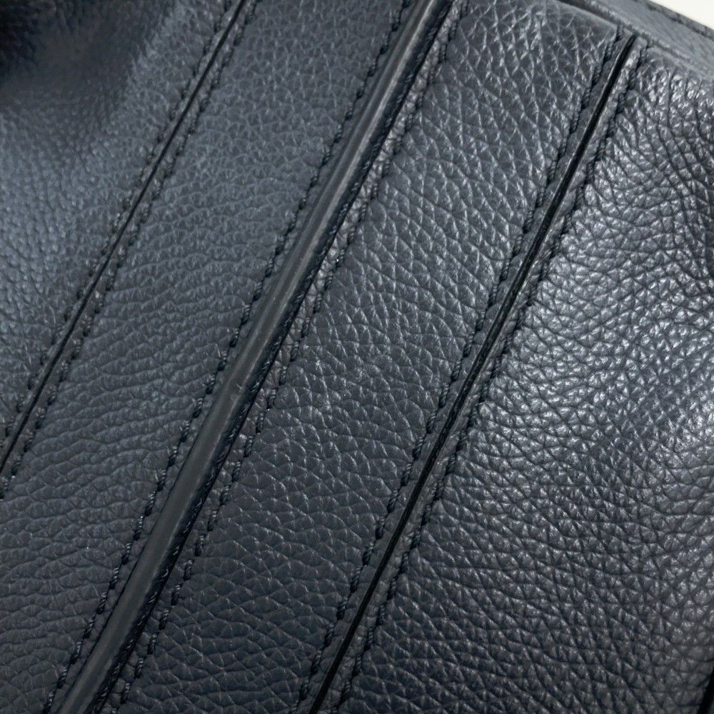 TOD'S トッズ 2way レザー ビジネスバッグ ネイビー系 メンズ