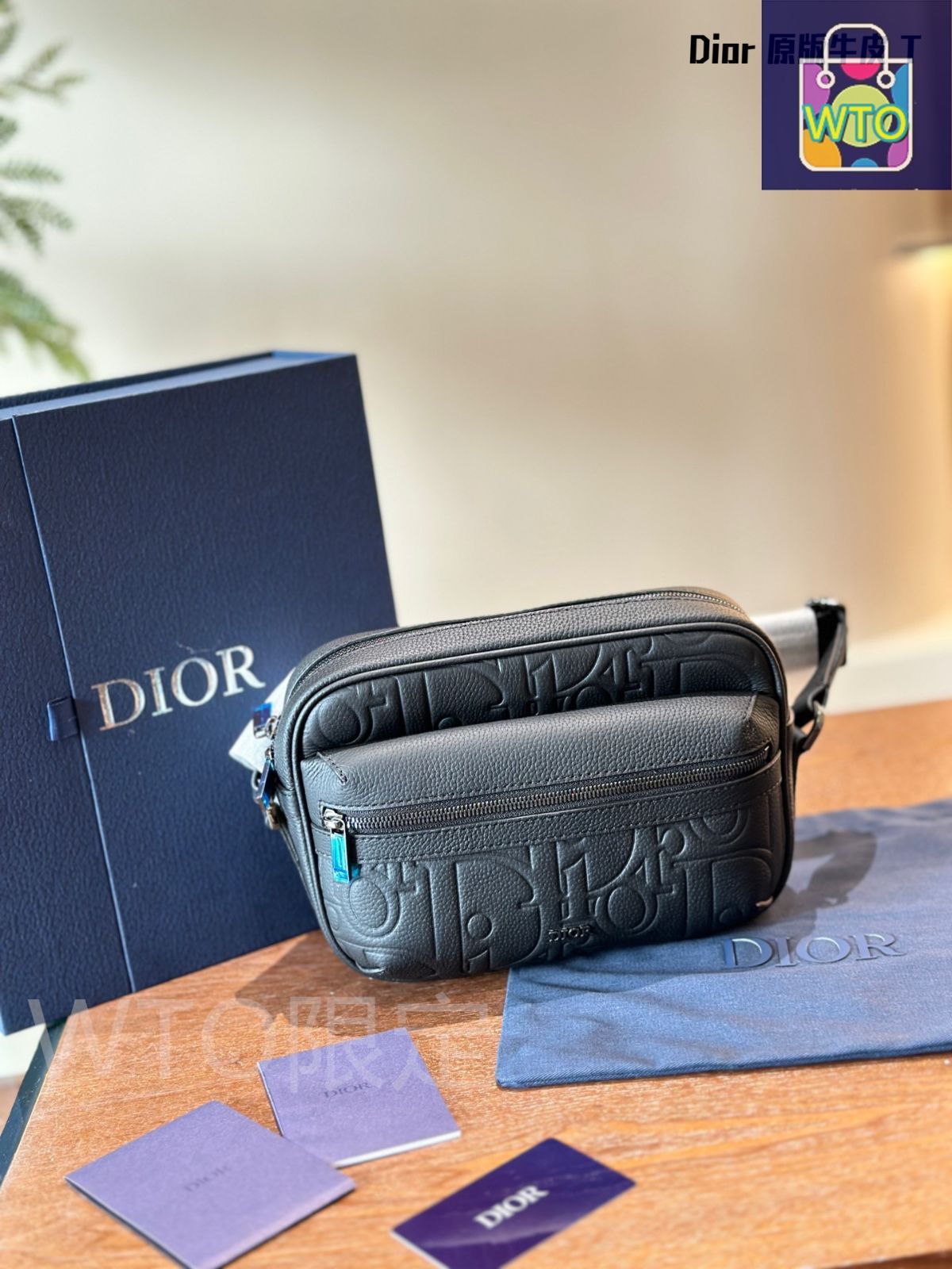 Dior エコバッグ 大容量 Christian Dior エコバッグ ブラック/ベージュ - メルカリ