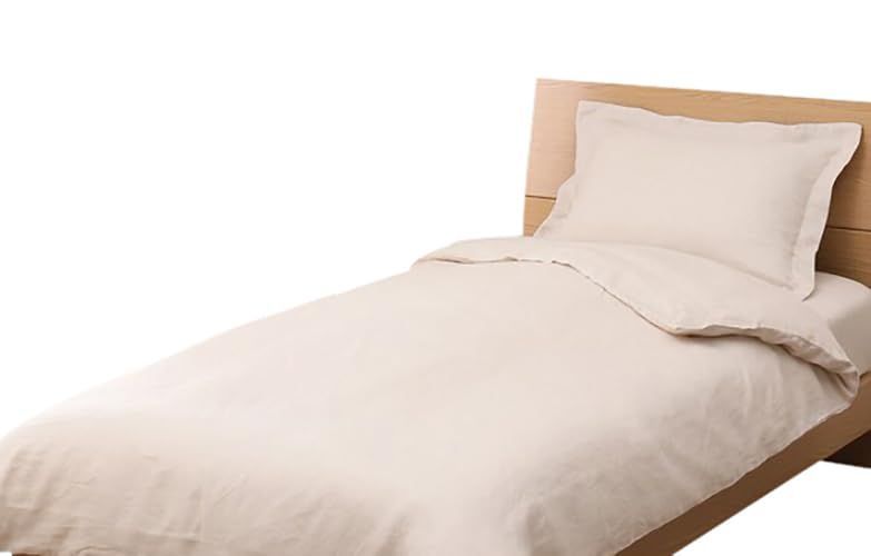 Size 幅150×奥行210cm_Style リネン_Color ベージュ ニトリ NITORI ひもなしラクラク掛け布団カバー シングル Nグリップ リネン SZ15 BE S 7524461