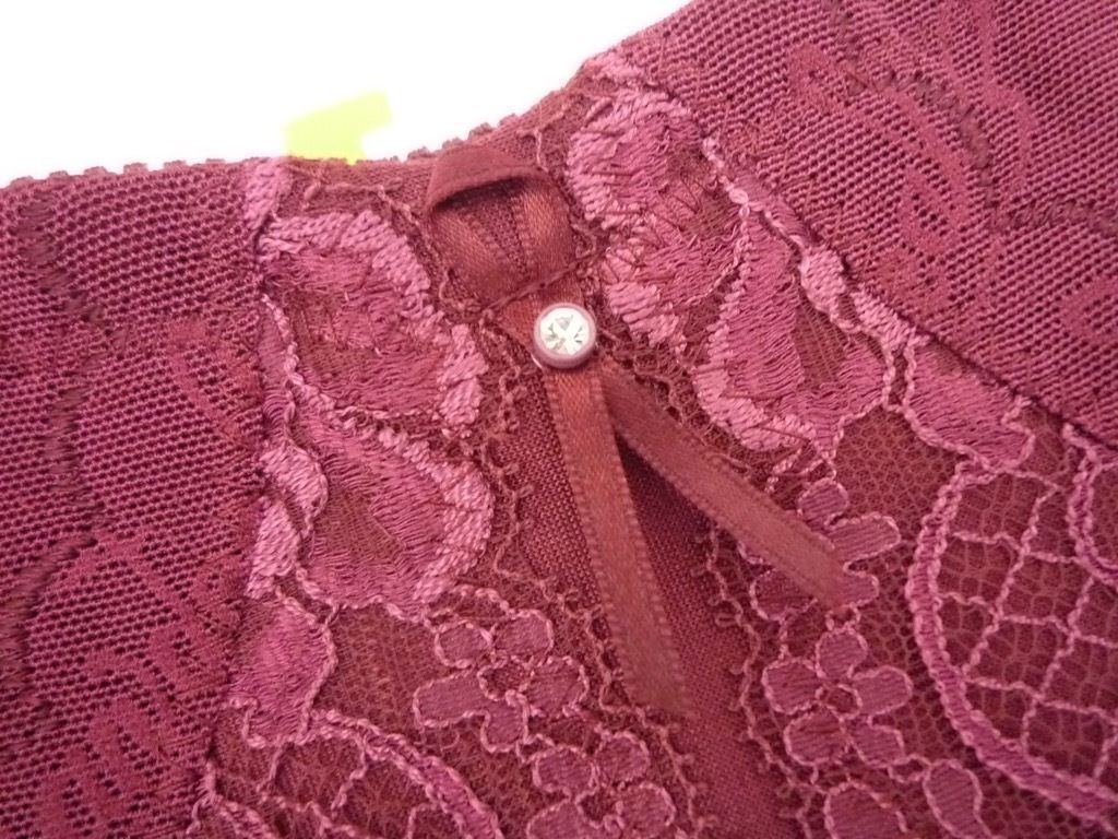 定価28600円 最 補正下着 シャンデール シャルム ロング ガードル サイズ82 ルビーレッド 立体成形 メッシュテープ ヒップUP _SR1