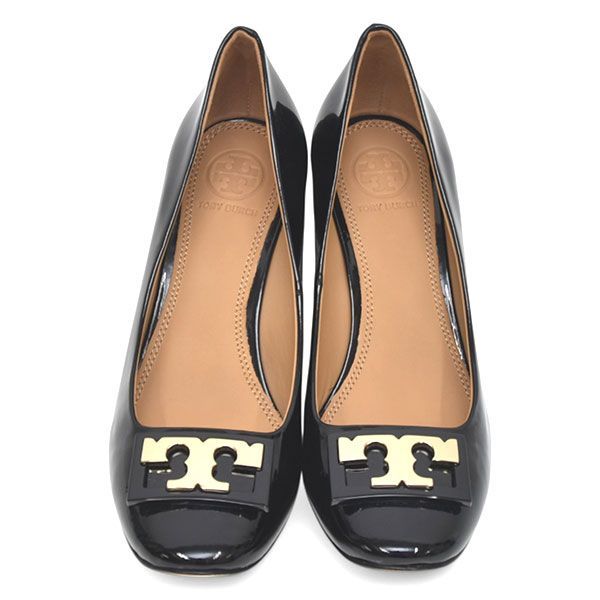 新品❤️トリーバーチ JILL Tロゴ エナメル パンプス 6M(約23cm) 新品♪トリーバーチ JILL Tロゴ エナメル ウェッジソール