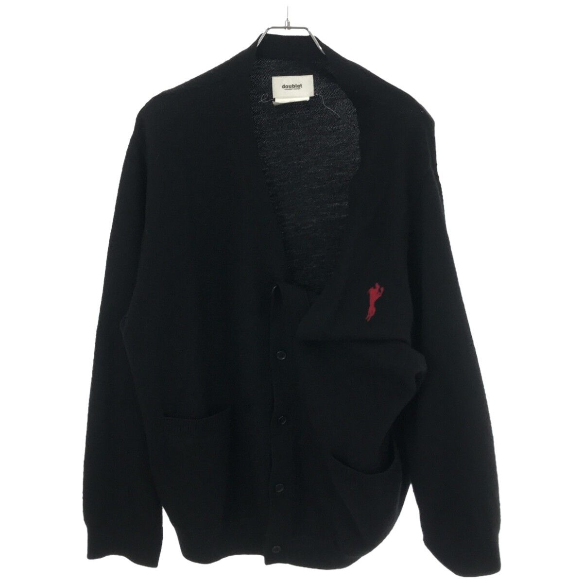 doublet ダブレット 23AW HALF LOOSE CARDIGAN ハーフルーズ 