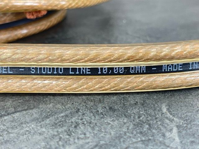 おしゃれコーデ MONITOR DAS HIFIKABEL STUDIOLINE スピーカーケーブル 3.2m 2本セット 10.00QMM 512730 モダンな