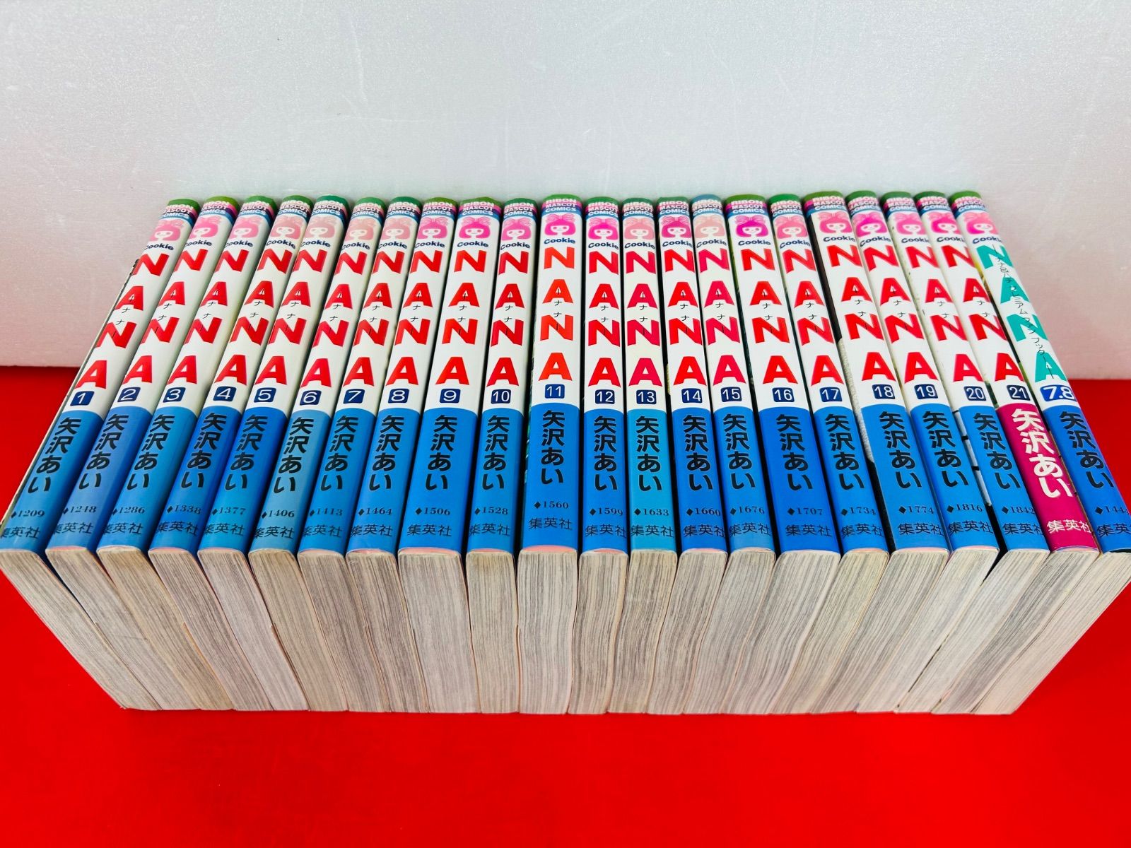NANA 漫画 全巻1巻〜21巻 NANA 全巻初版 帯付き 矢沢あい 1