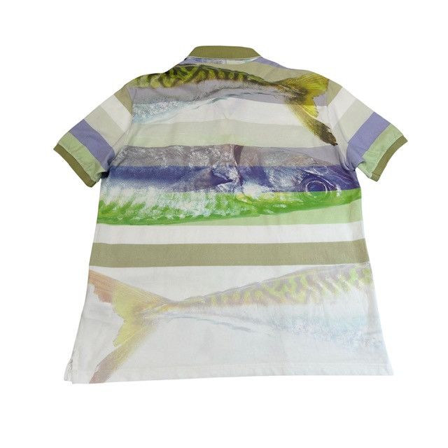 エトロ【ETRO 】ポロシャツ 半袖 XL エトロ ETRO 半袖 ポロシャツ XL 総柄 ネイビー KT60-D10-KG