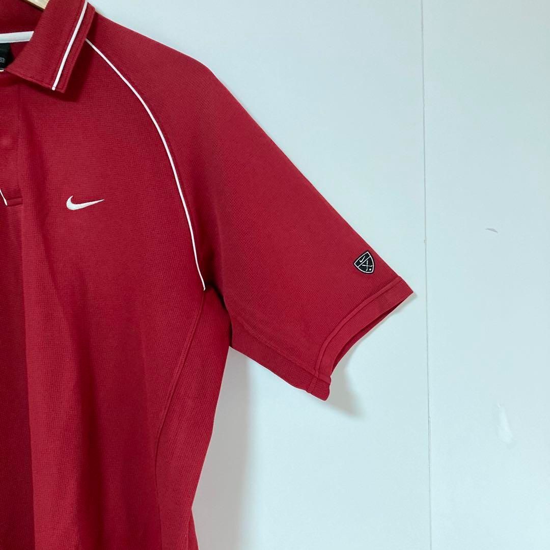 Nike golf レッド ポロシャツ XLサイズ - メルカリ