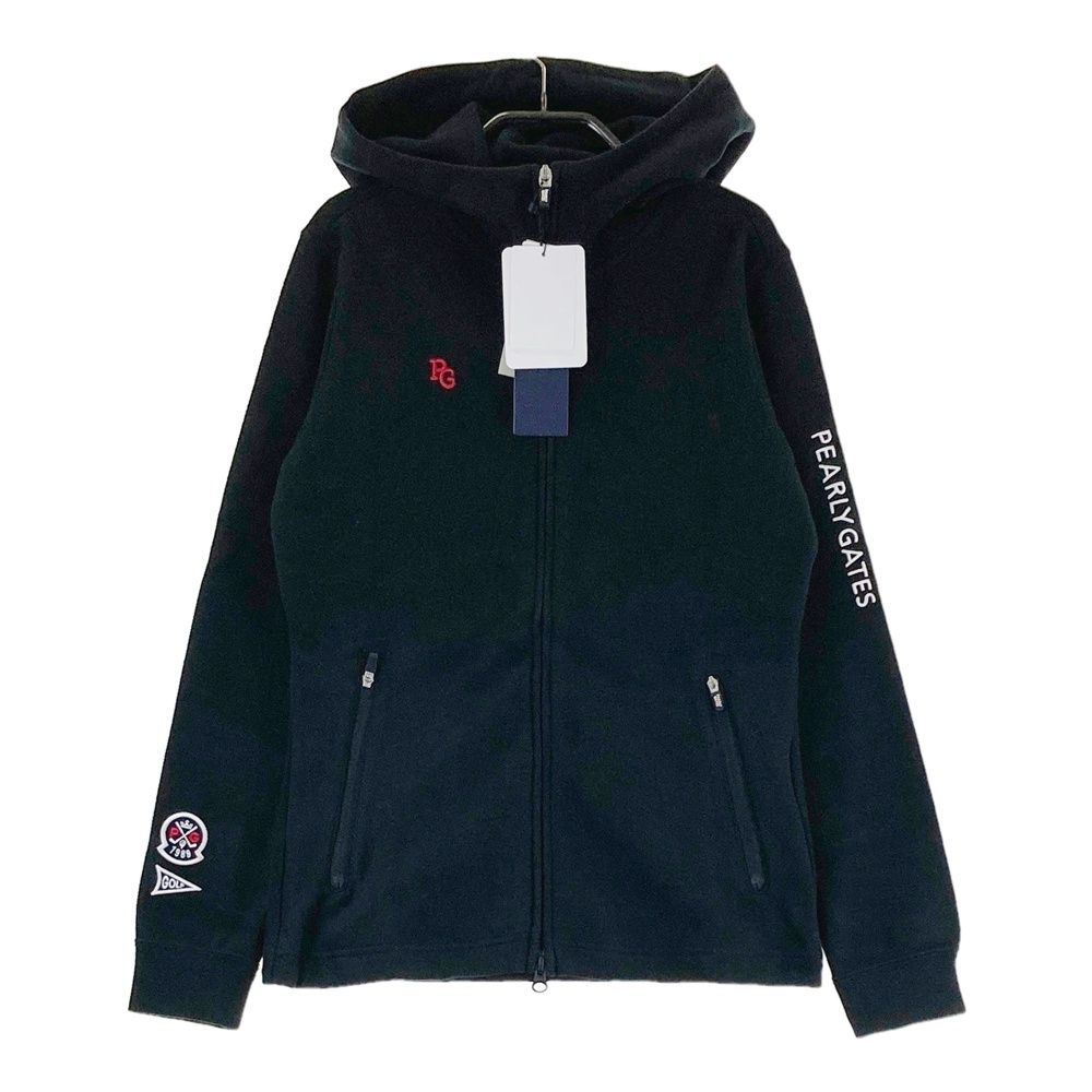 サイズ 0 PEARLY GATES パーリーゲイツ 055-2266102 ジップパーカー ブラック系 240101535067 ゴルフウェア レディース ストスト