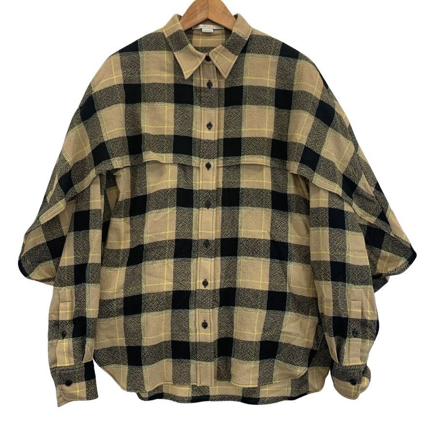 ステラマッカートニー レイヤード チェックシャツ ブラウス AFA18