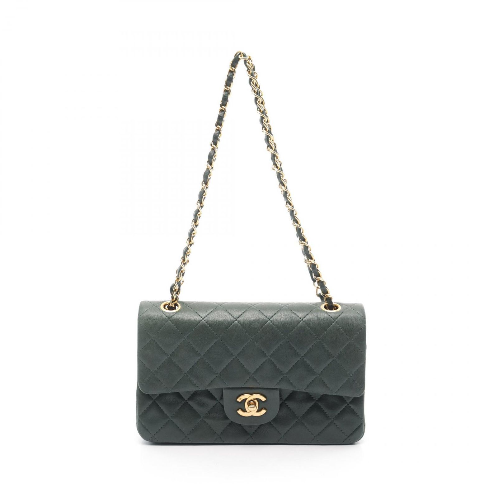 シャネル CHANEL ショルダーバッグ マトラッセ Wフラップ A01113 