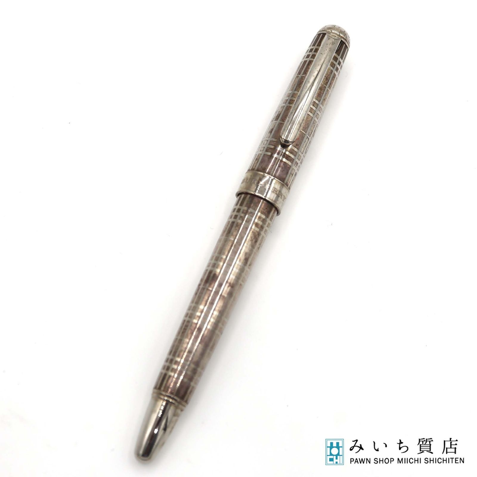 BURBERRY バーバリー 万年筆 バルモラルシリーズ K18 750 文房具 筆記用具 筆記未 ko72
