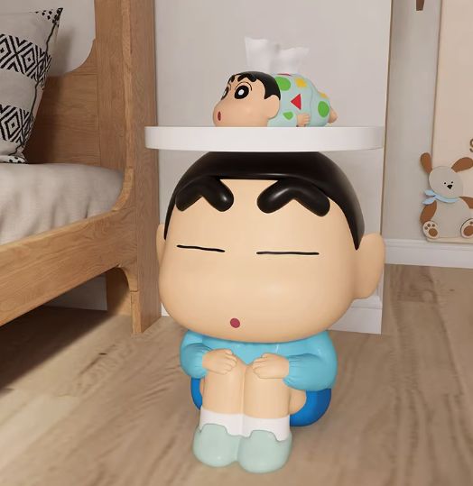 クレヨンしんちゃん 特大インテリア サイドテーブル Qoo10] [20 types