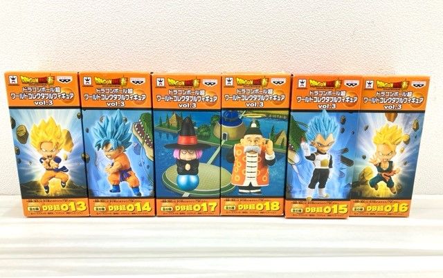ドラゴンボール超 ワールドコレクタブルフィギュアvol.3 6種 セット コンプ 未開封【G1429-007】106 ドラゴンボール超 ワールドコレクタブルフィギュアvol.3 6種