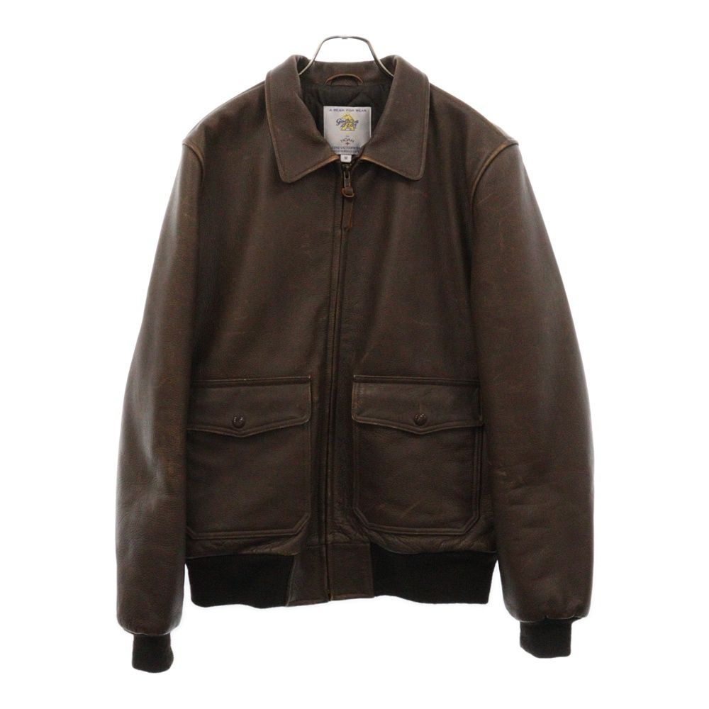 golden Bear 革ジャン　茶 USED GOLDEN BEAR Type G-8 レザージャケット アメリカ製 中綿
