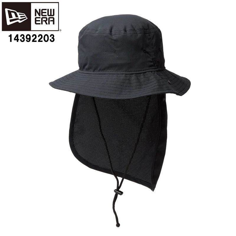 NEW ERA ニューエラ 14392211 アドベンチャーライト サンシェード Tech Air Dot Air ブラック アウトドア ニューエラ 14392203 ロゴ アドベンチャーハット UVカット 撥水 ユニセックス 日よけ メッシュ 帽子