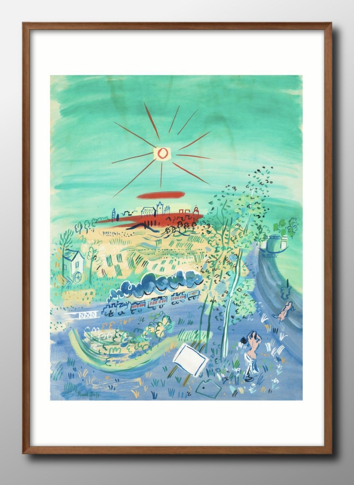 15674ラウル デュフィ A3 サイズ ポスター アート おしゃれ 絵画