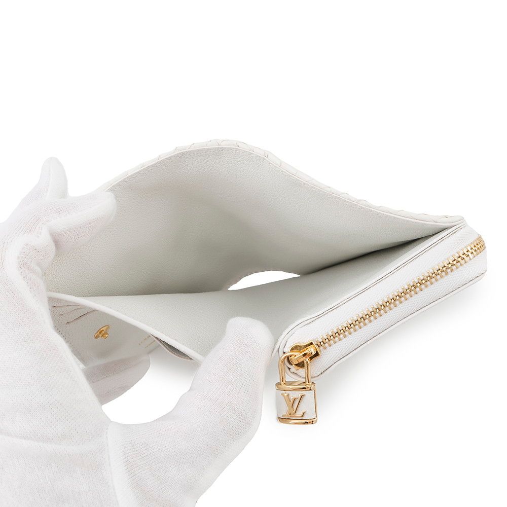 ルイヴィトン 二つ折り財布 モノグラム パイソン ポルトフォイユ・ルー  