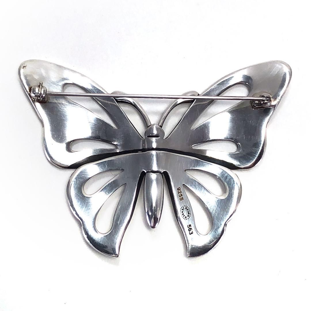 美品・箱付き】Georg Jensen ジョージジェンセン／バタフライ モチーフ