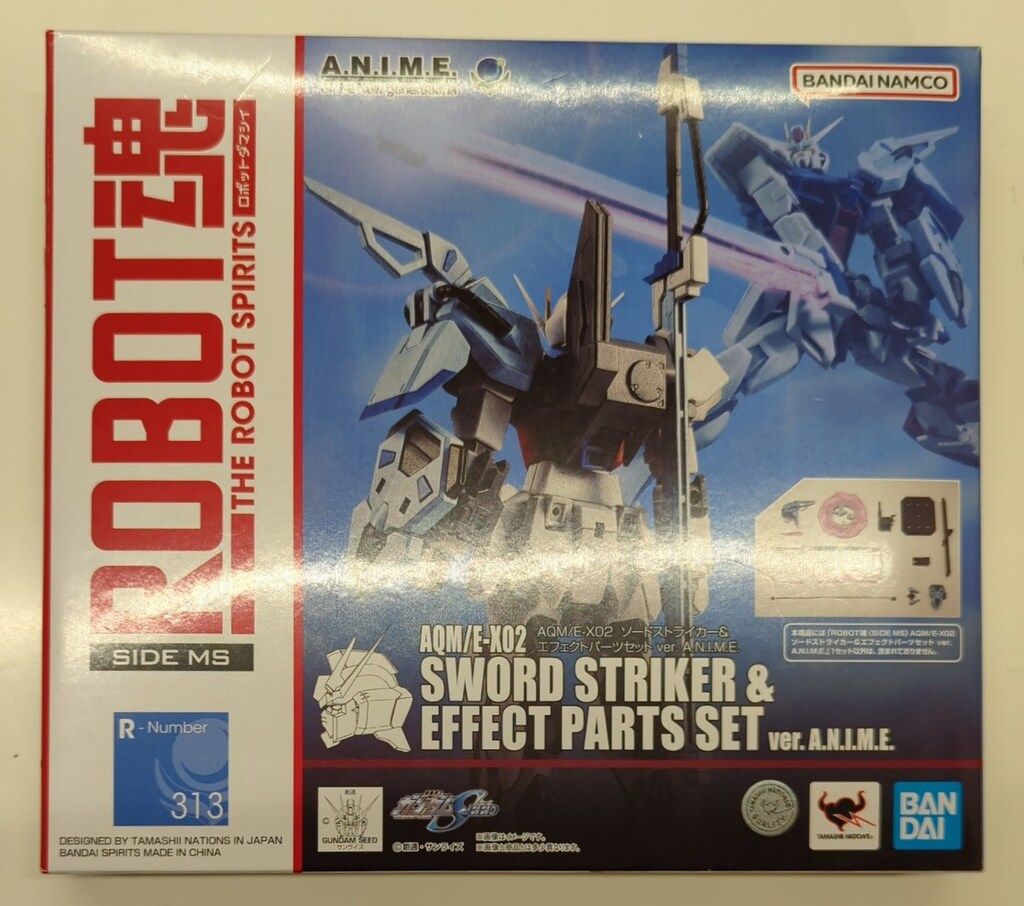 バンダイ ROBOT魂 u003c SIDE MS u003e AQM/E-X02 ソードストライカーu0026エフェクトパーツセット ver. A.N.I.M.E.
