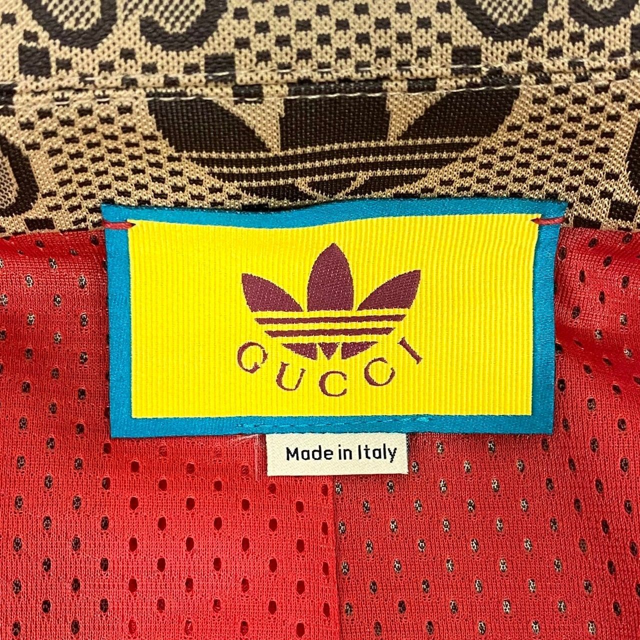 adidas x GUCCI】トレフォイル ジップ ジャケット サイズ S (175/92A