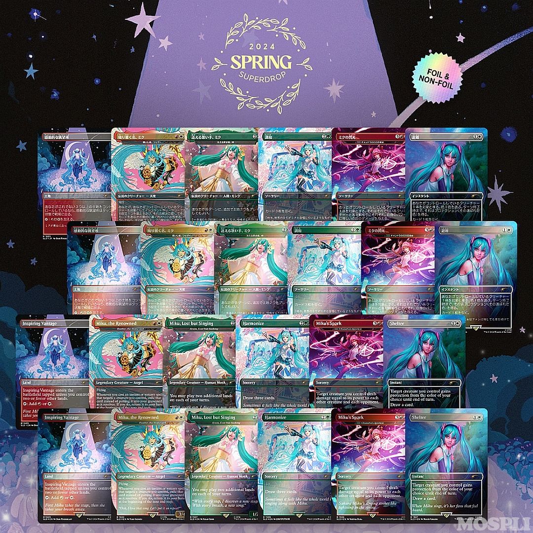 Secret Lair 初音ミク 桜 スーパースター バンドル 春 新品未開封 Secret Lair 初音ミク 桜 スーパースター バンドル 春 新品未