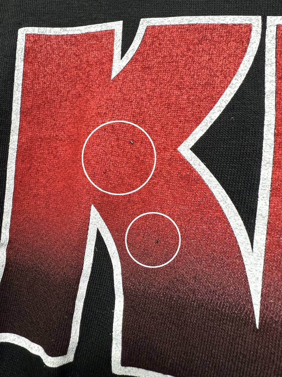 USA製 KISS ALIVE / WORLDWIDE TOUR ‘96 ‘97 L BLACKPINK ROSE着 90年代 90’s ビンテージ デッドストック ロックTシャツ バンドT