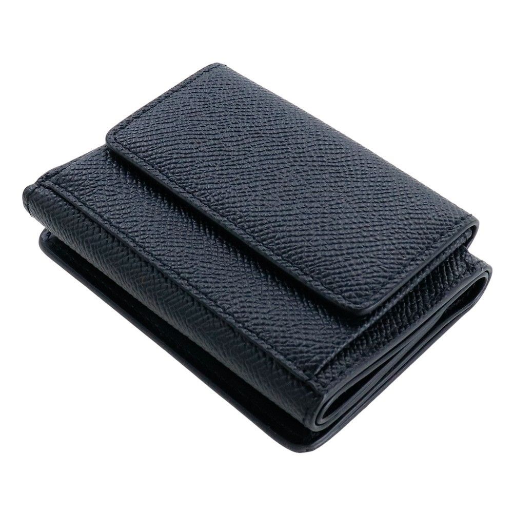 メゾンマルジェラ 財布 三つ折り Maison Margiela SA2UI0005 P4745 T8013 BLACK ブラック 4ステッチ レザー 本革 4STITCH TRI-FOLD WALLET コンパクトウォレット