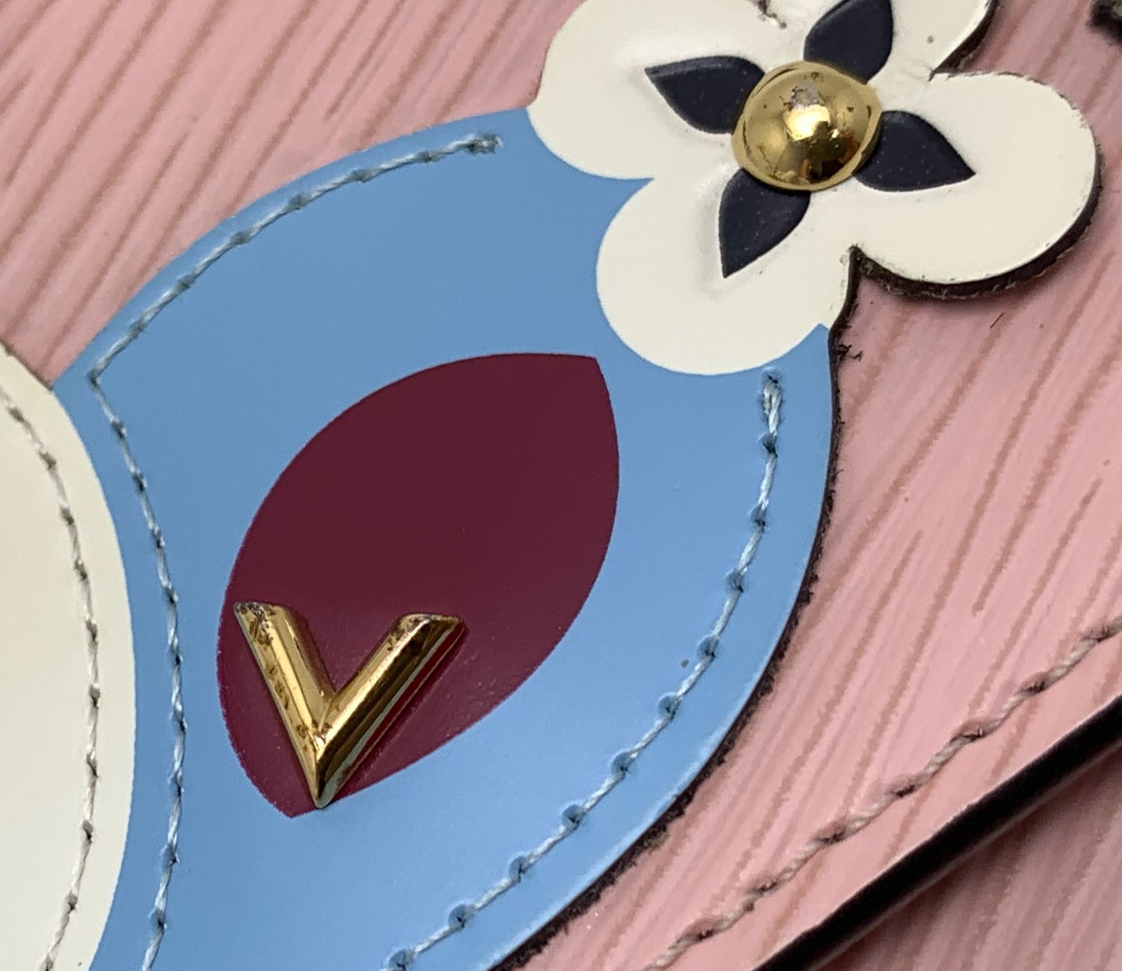 LOUIS VUITTON ルイヴィトン エピ ピンク ローズバレリーヌ 小鳥