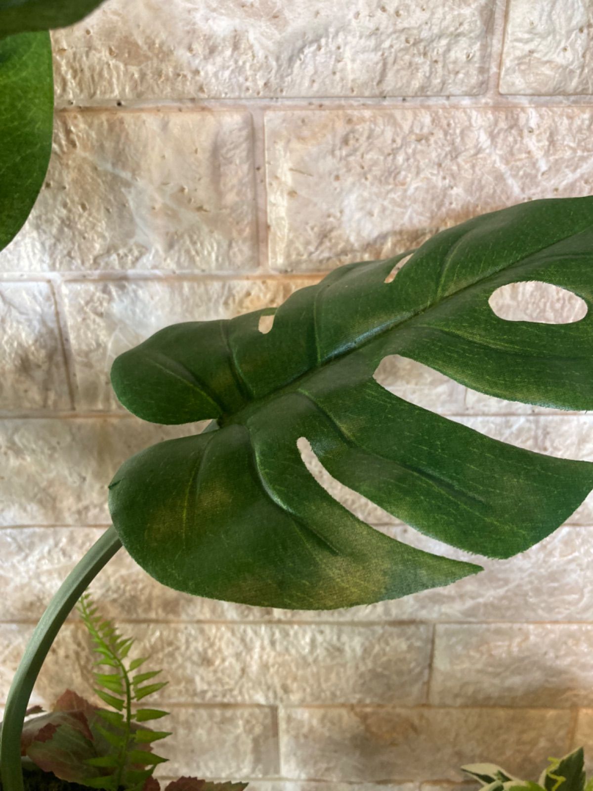 光触媒 人工観葉植物 ウォールグリーン フェイクグリーン oモンステラ