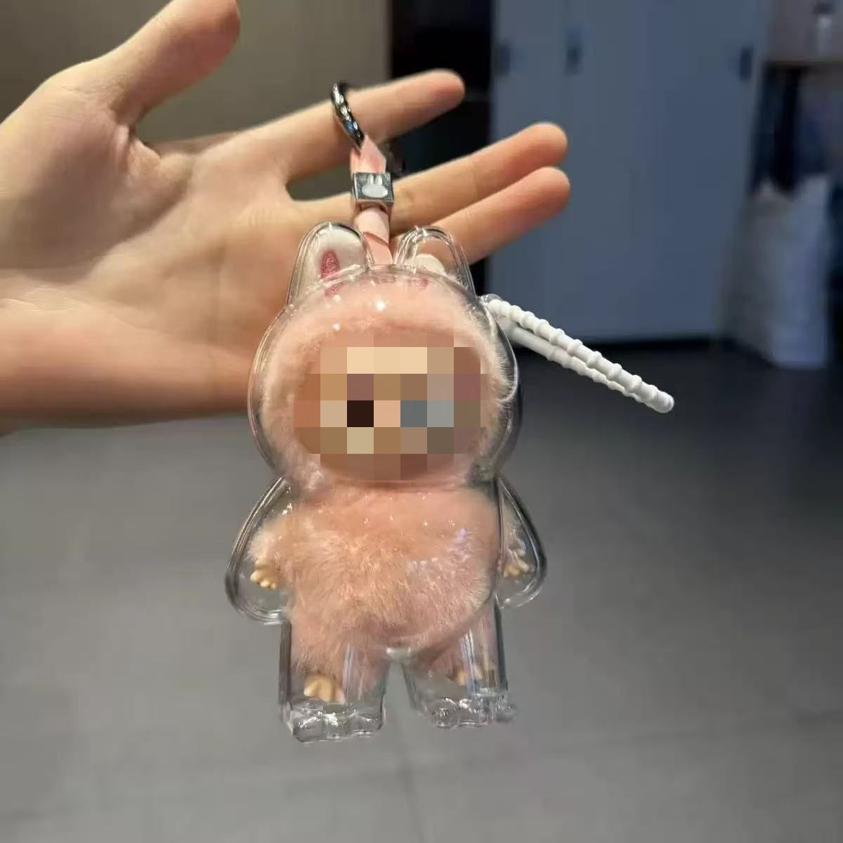 おもちゃ保護ケース LABUBU mini ラブブ 第4世代 クリア 透明