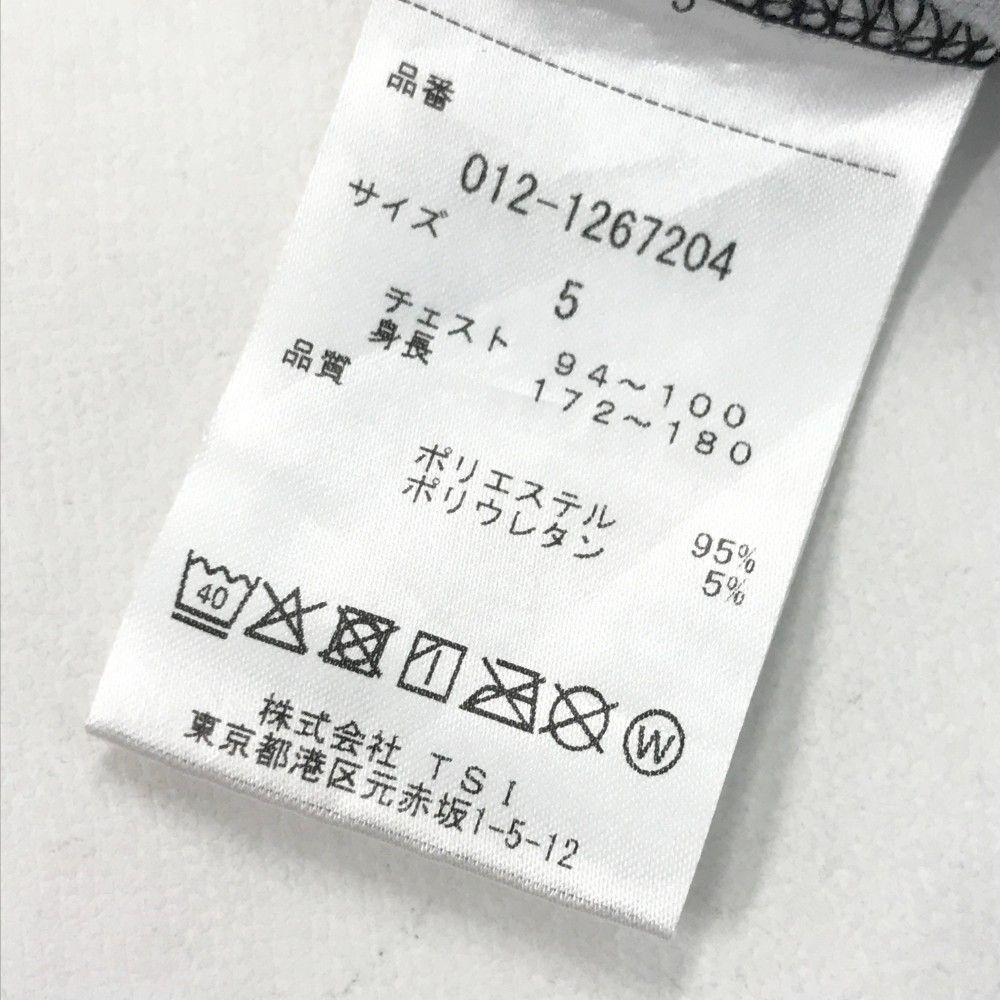 サイズ：5 NEW BALANCE GOLF ニューバランス  モックネック長袖Tシャツ ボーダー ブラック系 [240101445998] ゴルフウェア メンズ ストスト サイズ：5 NEW BALANCE GOLF ニューバランス モックネック長袖T