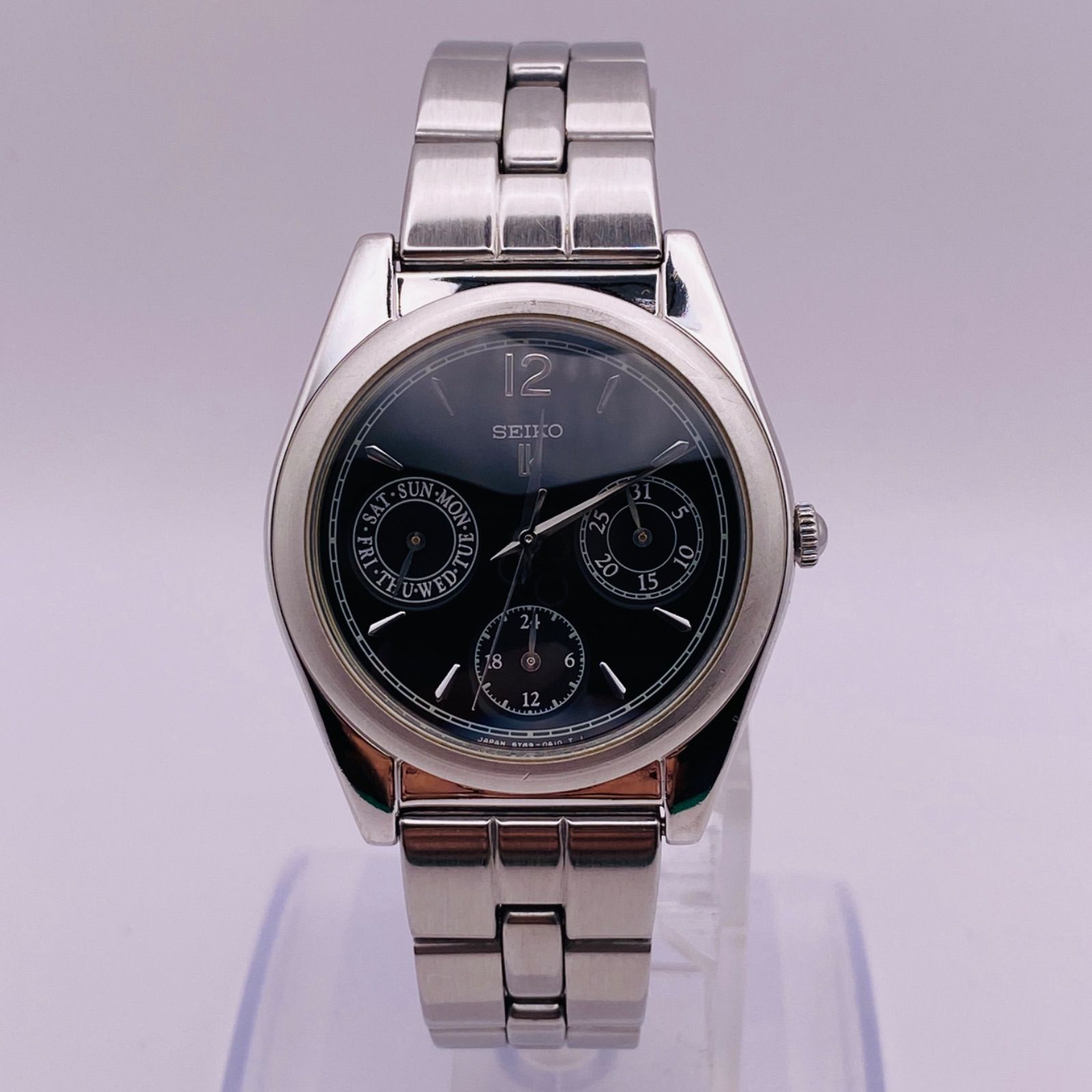 T230）良品 稼動品 SEIKO セイコー LUKIA ルキア トリプルカレンダー SSVB001 5Y89-0A10 人気 時計 レディース  ユニセックス - メルカリ