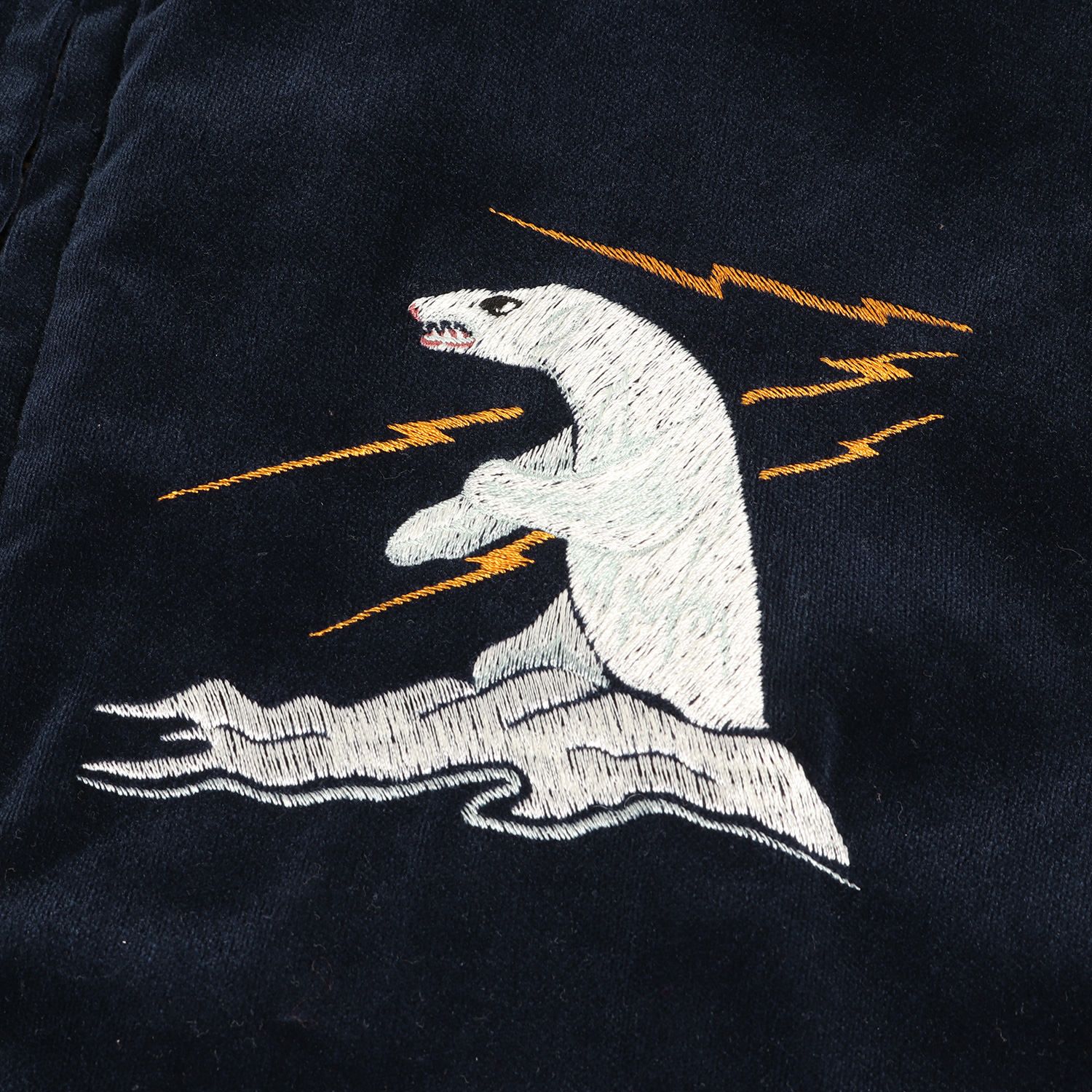 TENDERLOIN テンダーロイン ジャケット サイズ:S 白熊 刺繍 別珍