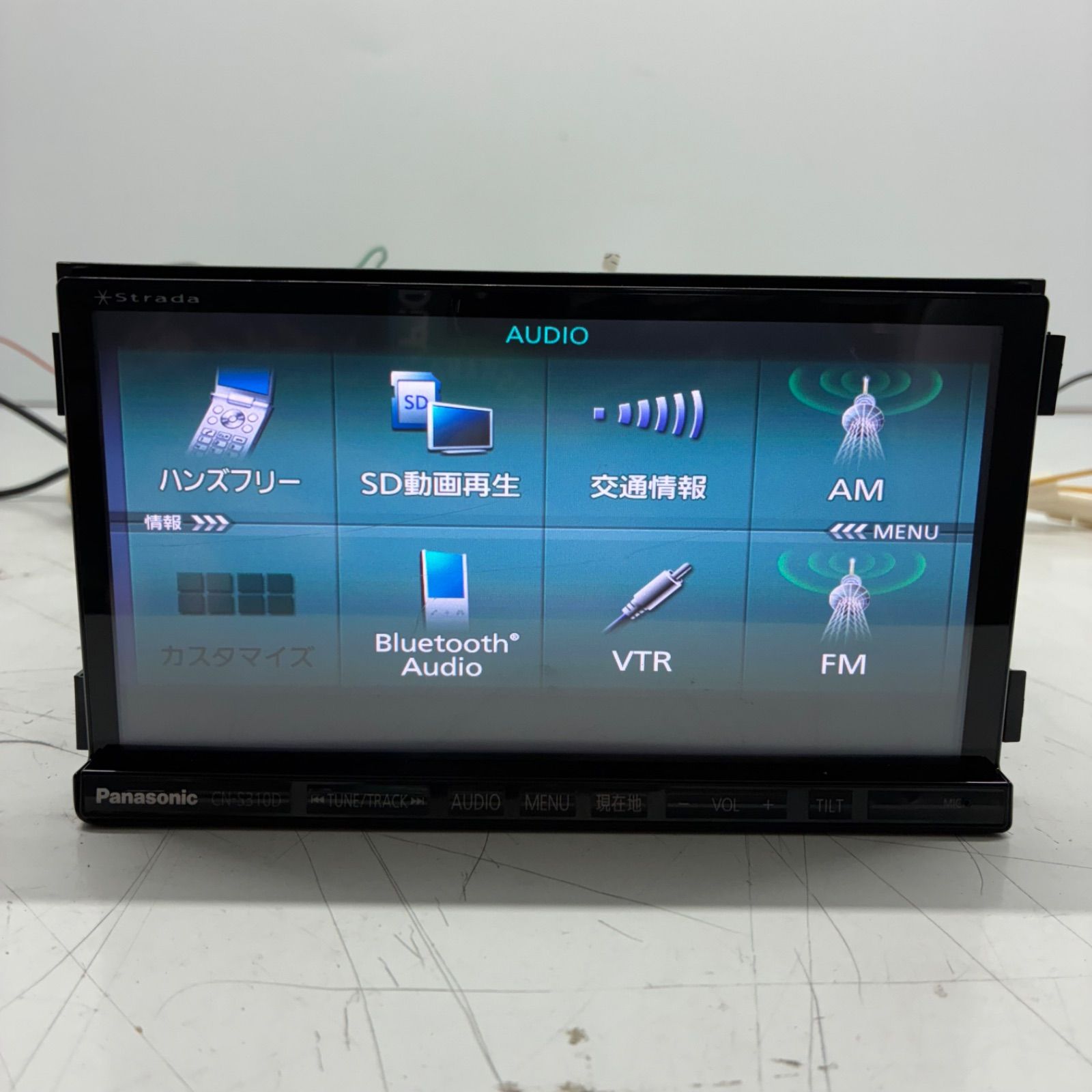 パナソニック CN-S310D カーナビ BLUETOOTH Panasonic strada パナソニック ストラーダ 2DIN CN-S310D カー