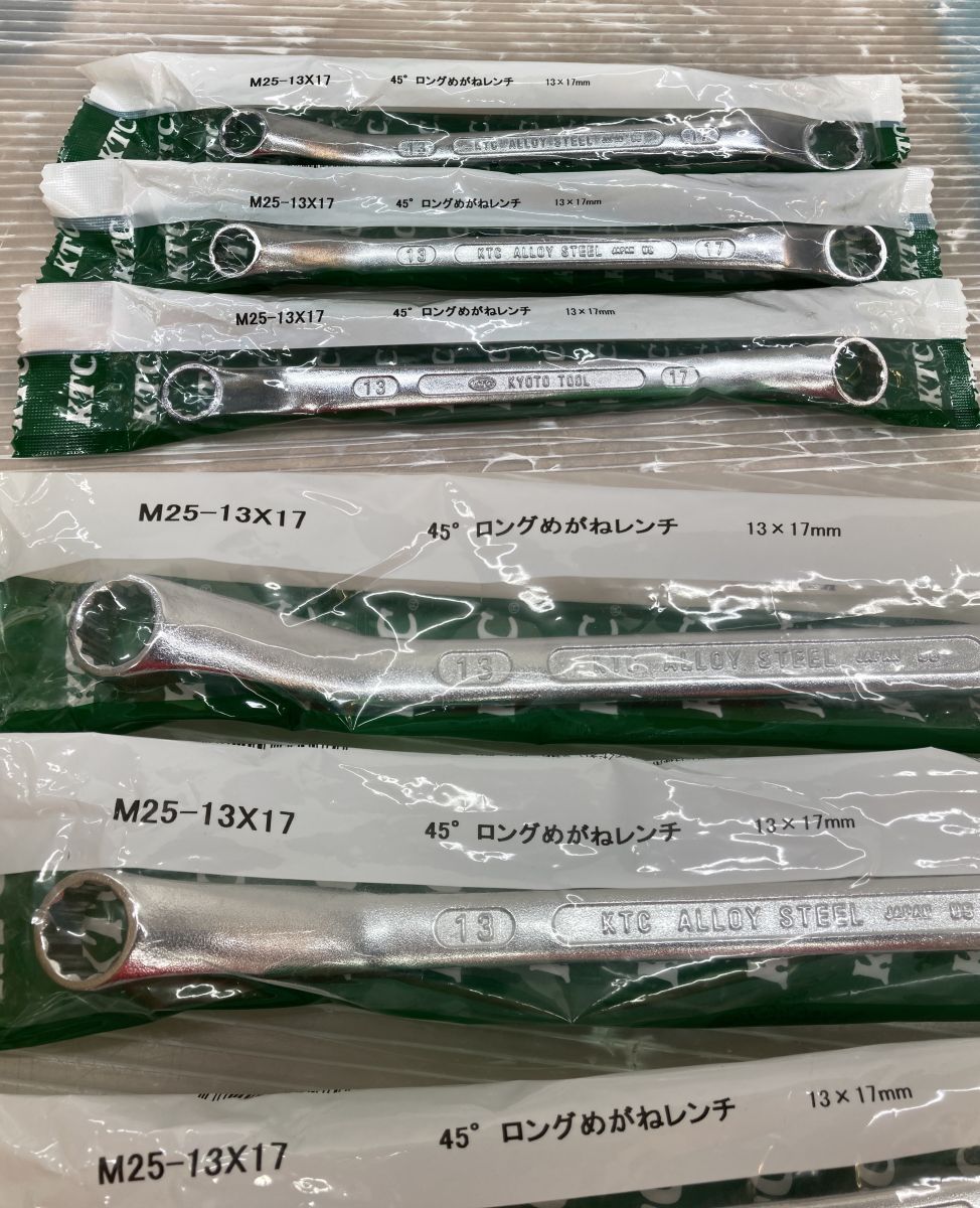 現状品 KTC メガネレンチ ロングメガネレンチ&スパナセット 31本