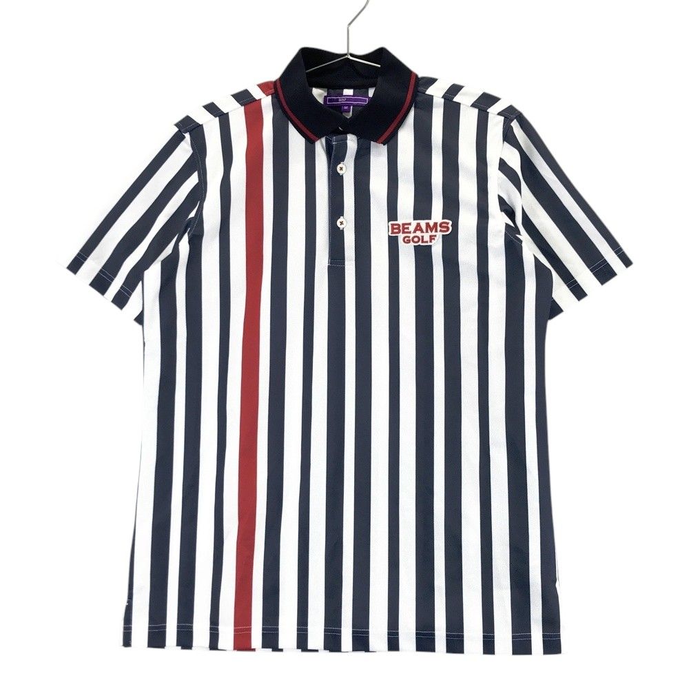 サイズ：M BEAMS GOLF ビームスゴルフ ロゴワッペン付き 半袖