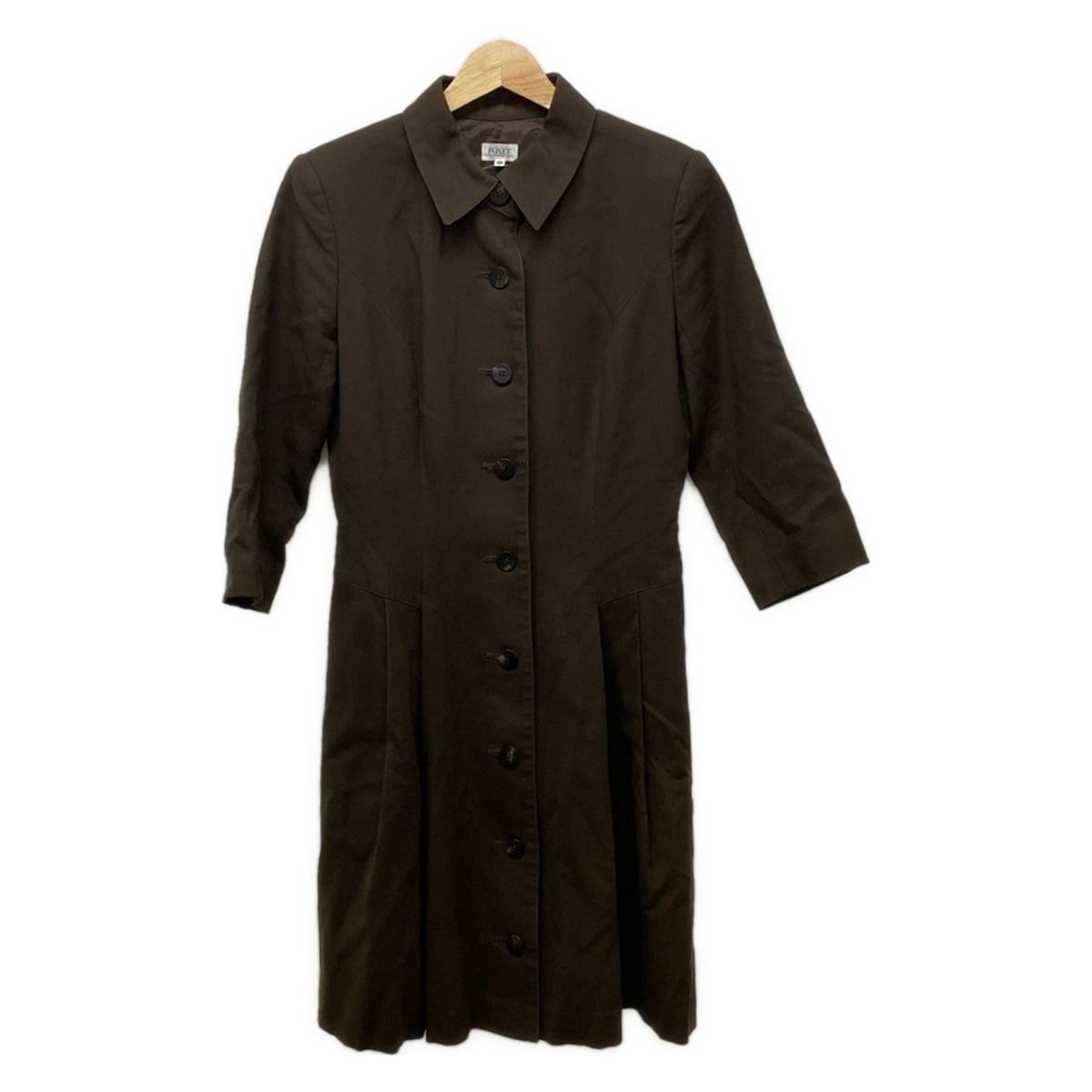 FOXEY(フォクシー) ワンピース サイズ40 M レディース - 16498 ダーク