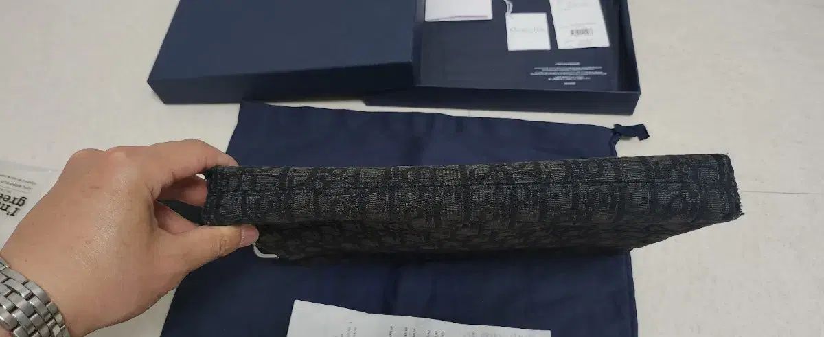 美品》ココマイスター ブライドル セカンドバッグ ネイビー （ココマイ 